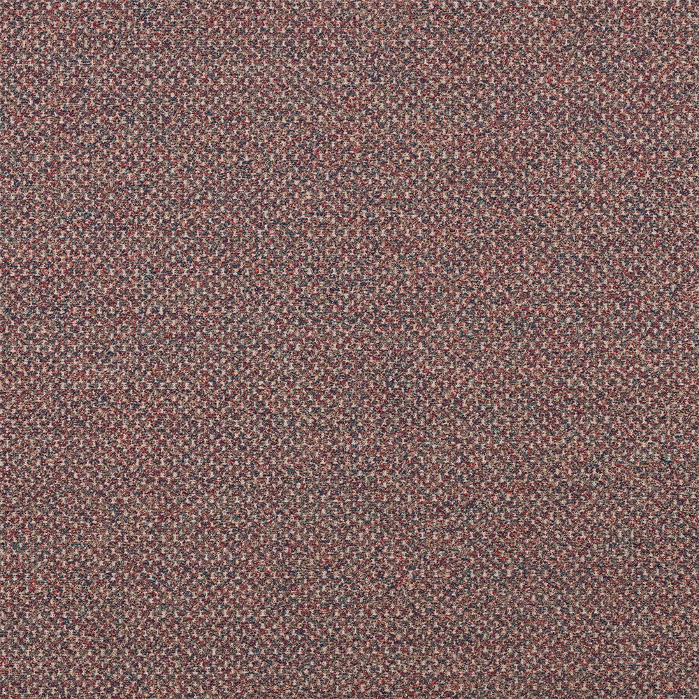 Close-up of a small-scale mulberry berry mélange woven fabric with fine speckling