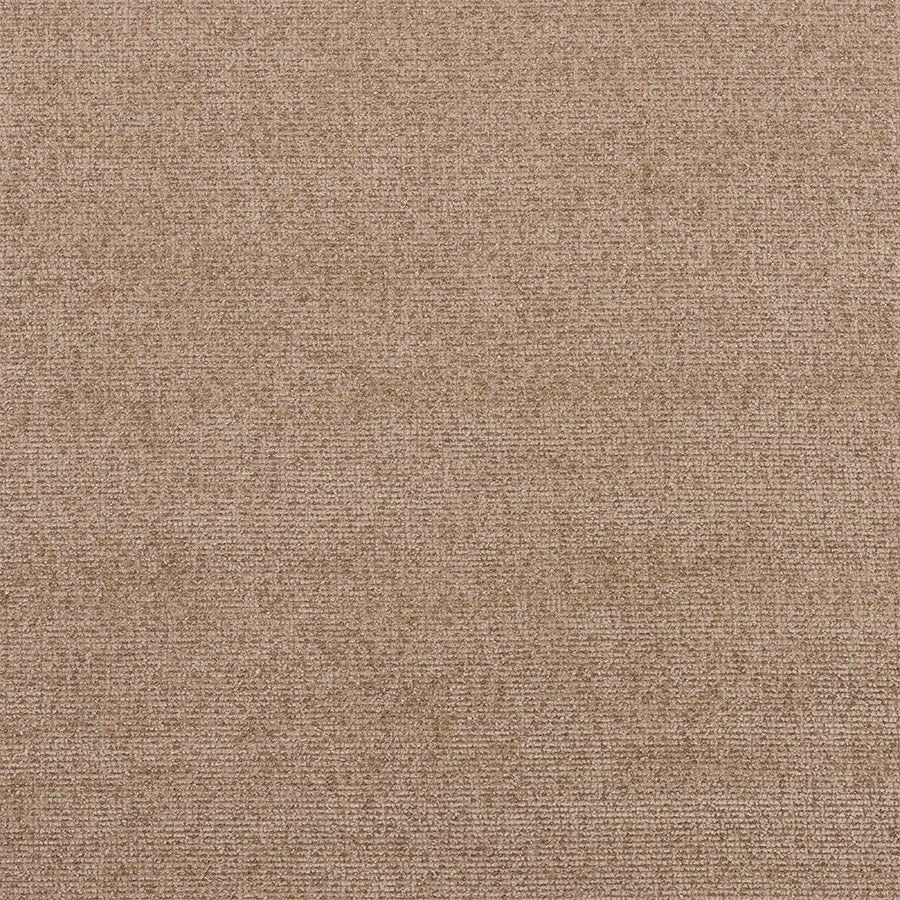 Close-up of warm biscuit beige woven fabric with a fine textured surface
