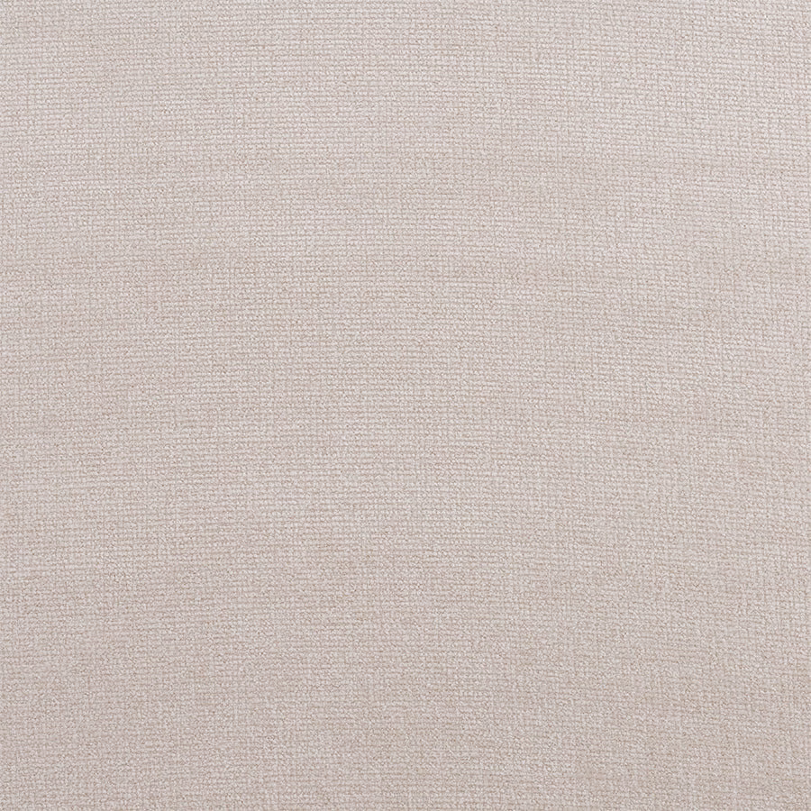 Close-up of soft warm cream woven fabric with a fine matte texture