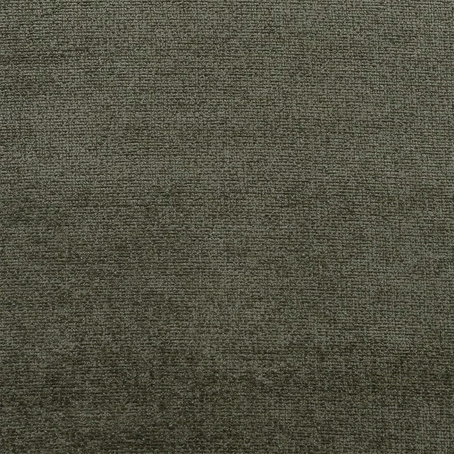 Muted olive green woven fabric with a fine, even textured surface