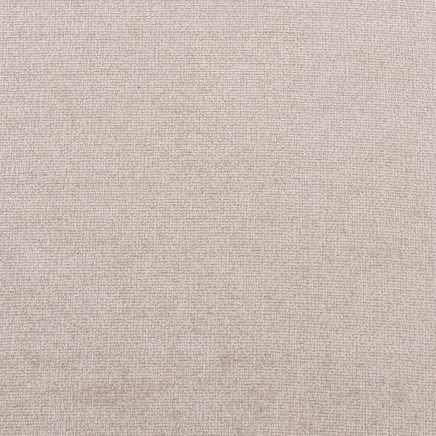 Soft oyster-beige plain weave fabric with a fine textured surface