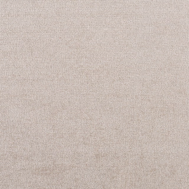 Soft oyster-beige plain weave fabric with a fine textured surface