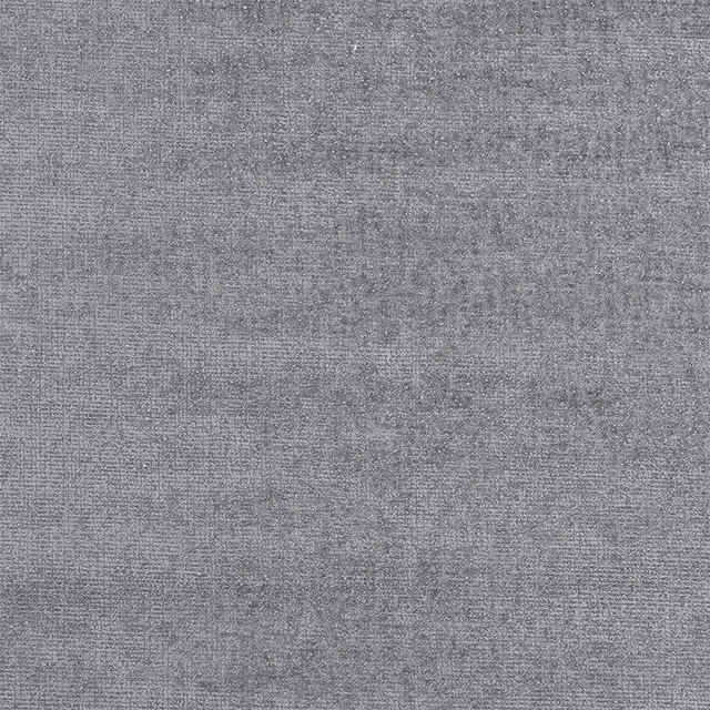 Close-up of soft silver-grey woven fabric with a subtle brushed texture