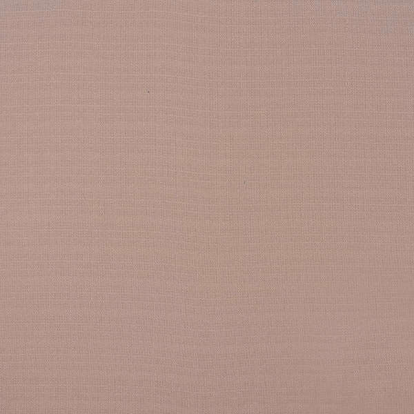 Plain blush pink woven fabric with a fine, even texture