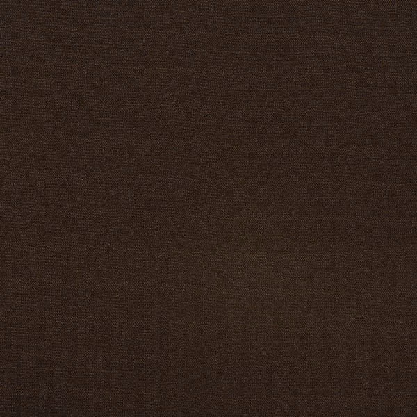 Deep chocolate brown plain woven fabric with a fine, matte texture