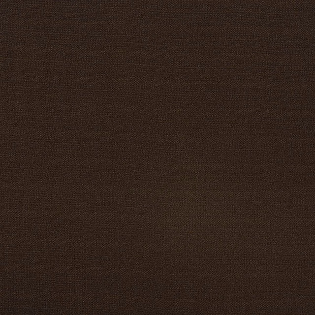 Deep chocolate brown plain woven fabric with a fine, matte texture