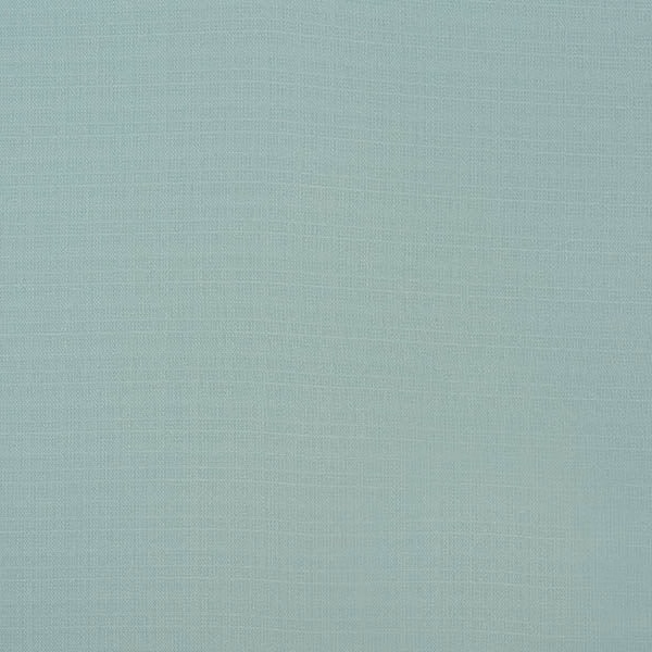 Pale aqua plain woven fabric with a fine, even texture