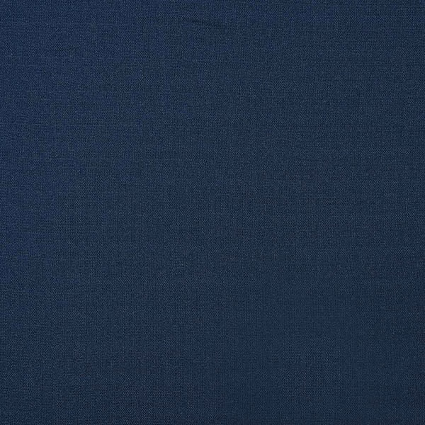 Deep french blue plain-woven fabric with a fine, even texture