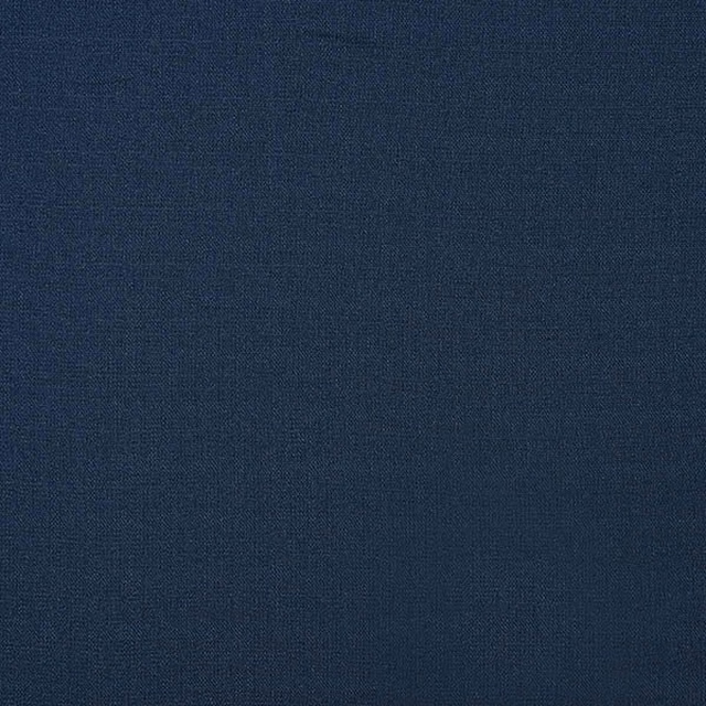 Deep french blue plain-woven fabric with a fine, even texture