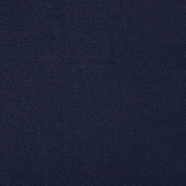 Deep midnight blue plain-woven fabric with a fine, matte texture