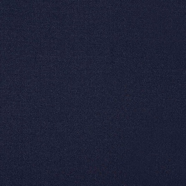 Deep midnight blue plain-woven fabric with a fine, matte texture