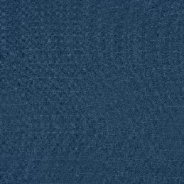 Deep ocean-blue plain woven fabric with a fine, even texture