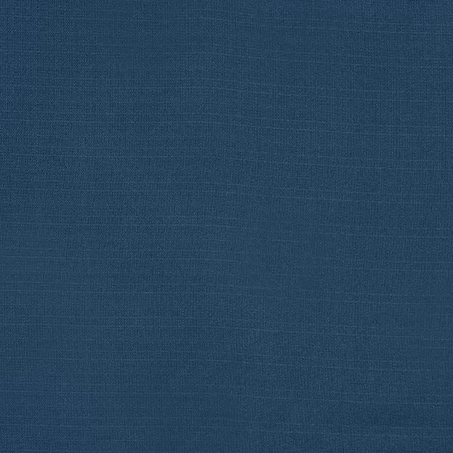 Deep ocean-blue plain woven fabric with a fine, even texture