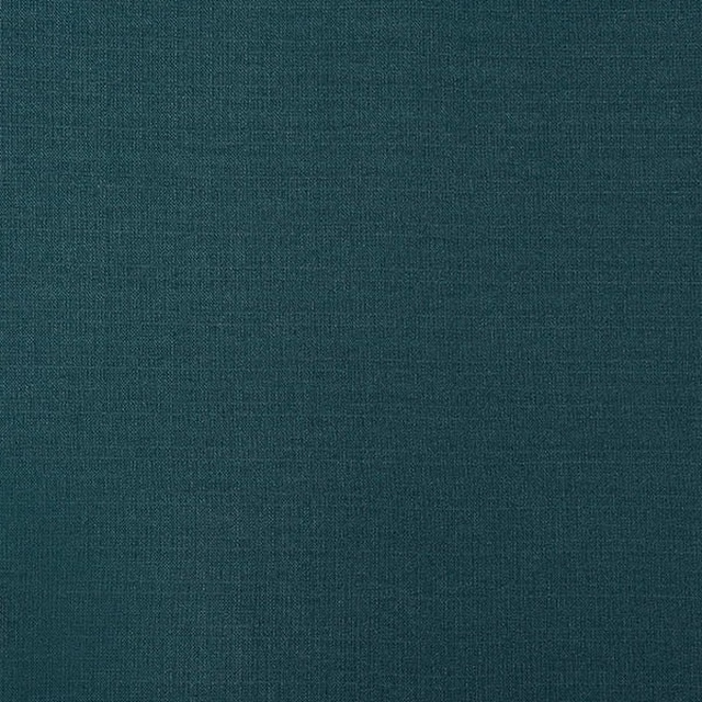 Deep muted teal plain woven fabric with a fine, even texture