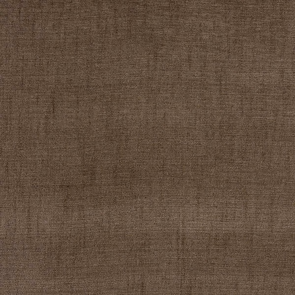 Warm mushroom-brown plain fabric with fine woven texture