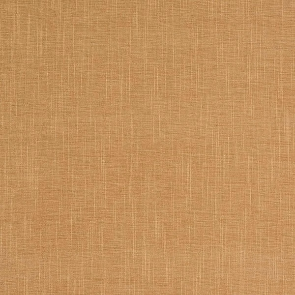 Warm ochre plain woven fabric with subtle linen-like texture