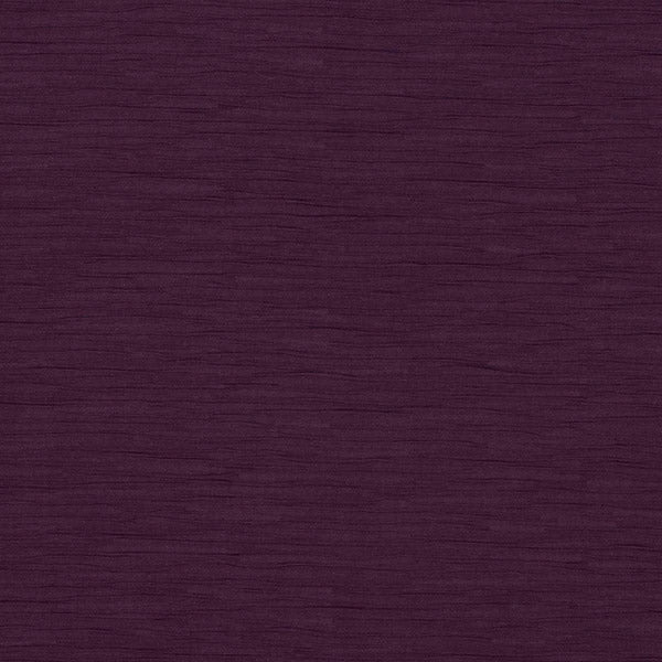 Deep aubergine purple plain fabric with subtle horizontal texture