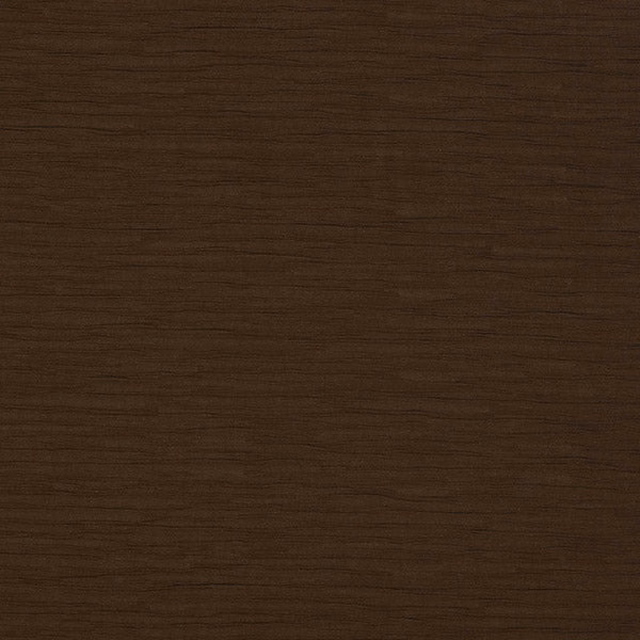 Dark chocolate brown plain fabric swatch with fine horizontal weave texture