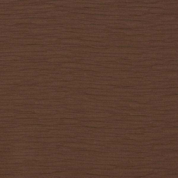Solid warm mocha-brown fabric with fine horizontal striations