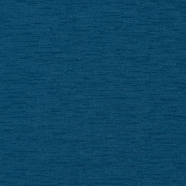 Deep ocean teal plain fabric with fine horizontal striations