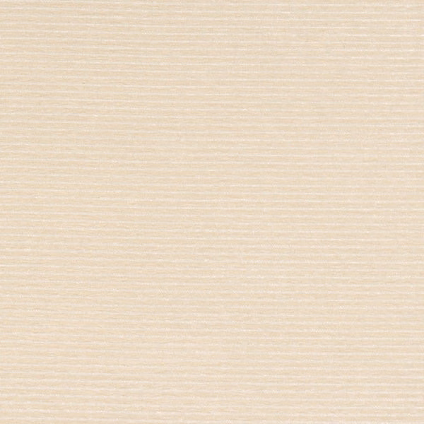 Cream ribbed plain fabric swatch with soft horizontal texture