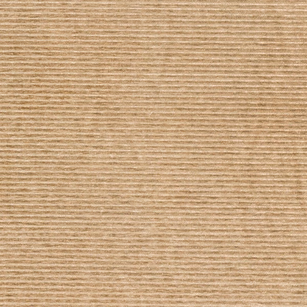 Warm oatmeal beige plain fabric with fine horizontal ribbed texture