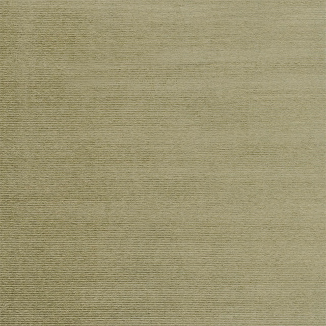 Soft muted olive plain woven fabric with fine horizontal texture