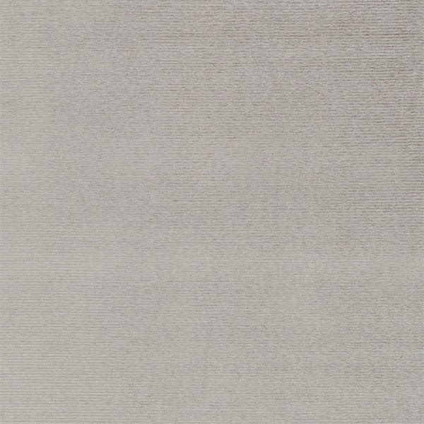 Soft silver grey plain fabric with fine horizontal texture