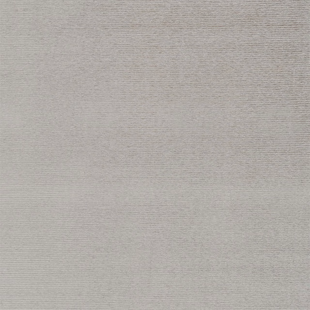 Soft silver grey plain fabric with fine horizontal texture
