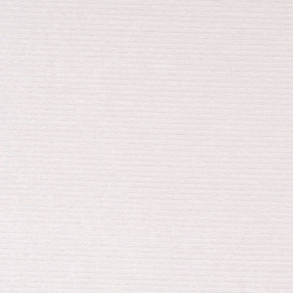 Soft warm white plain fabric with fine horizontal texture