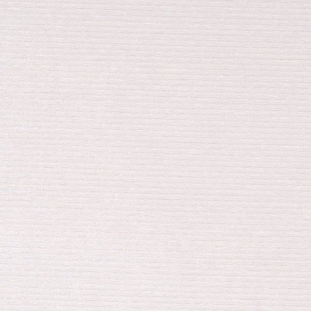 Soft warm white plain fabric with fine horizontal texture