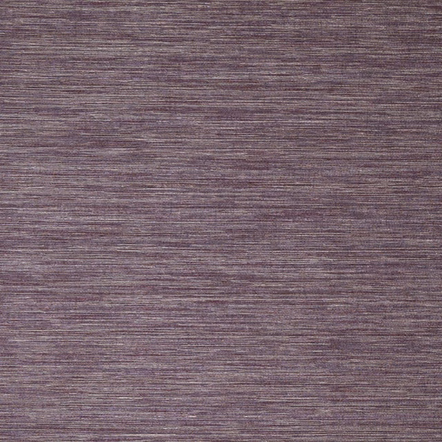 Close-up of muted grape plum plain fabric with fine horizontal striation
