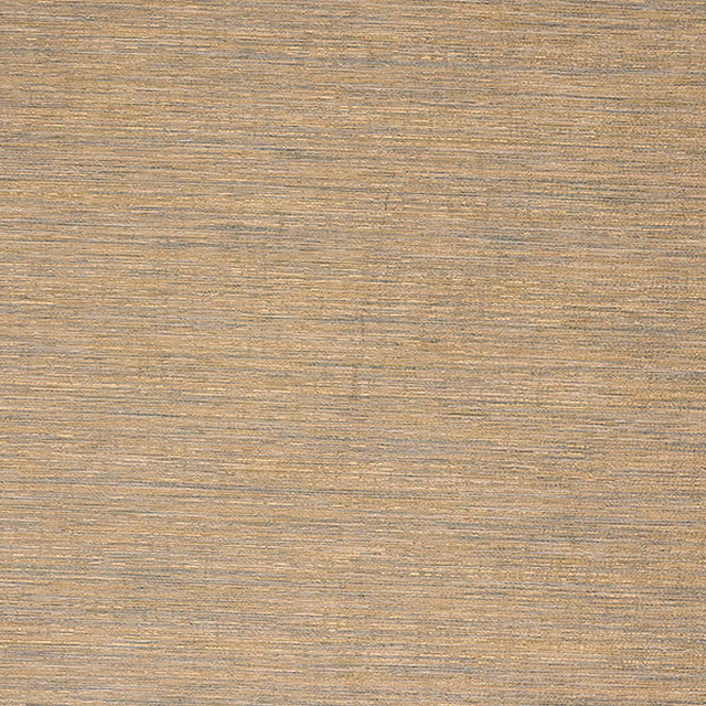 Soft taupe-beige plain woven fabric with fine horizontal striations