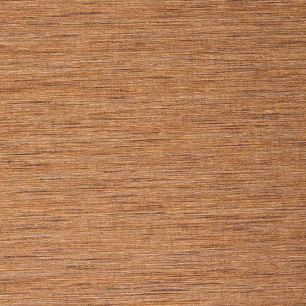 Warm ochre plain fabric swatch with fine horizontal woven texture