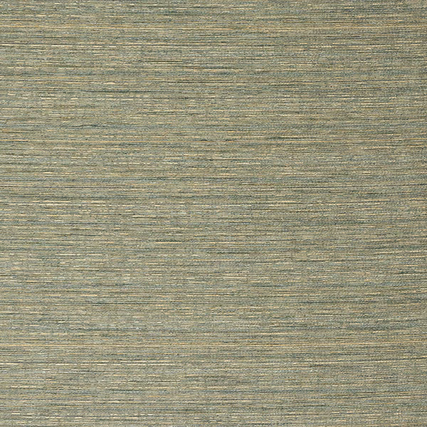 Muted sage-green plain weave fabric with subtle horizontal slubbing
