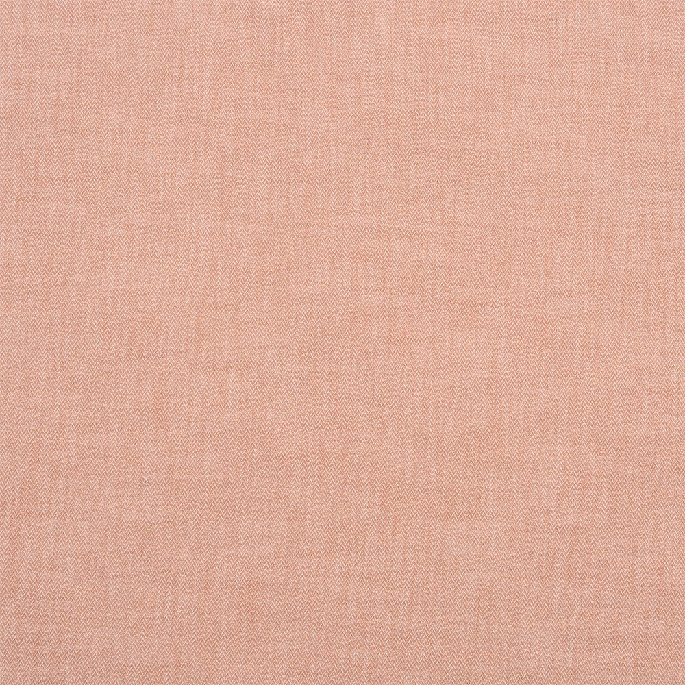 Soft blush pink woven fabric with fine herringbone texture