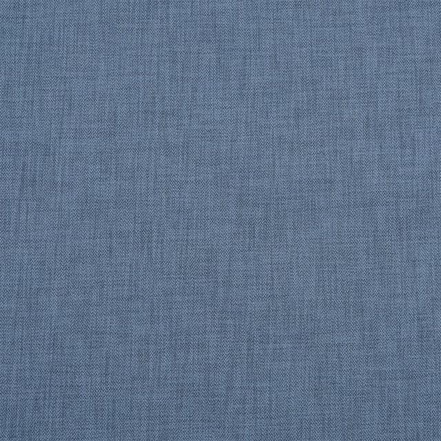 Soft cornflower blue woven fabric with a fine plain texture