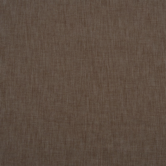 Close-up of earthy olive-brown woven fabric with fine textured chevron pattern