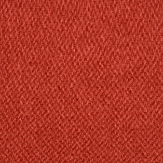 Deep pimento red plain weave fabric with subtle heathered texture