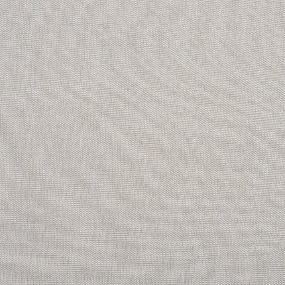 Pale silver grey woven fabric with fine herringbone texture