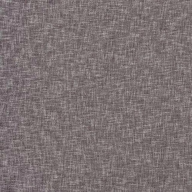 Close-up of a heathered taupe-grey woven plain fabric swatch