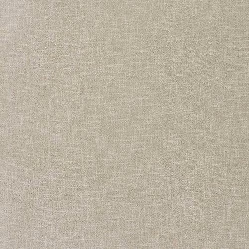 Close-up of a warm beige plain weave fabric with fine linen-like texture