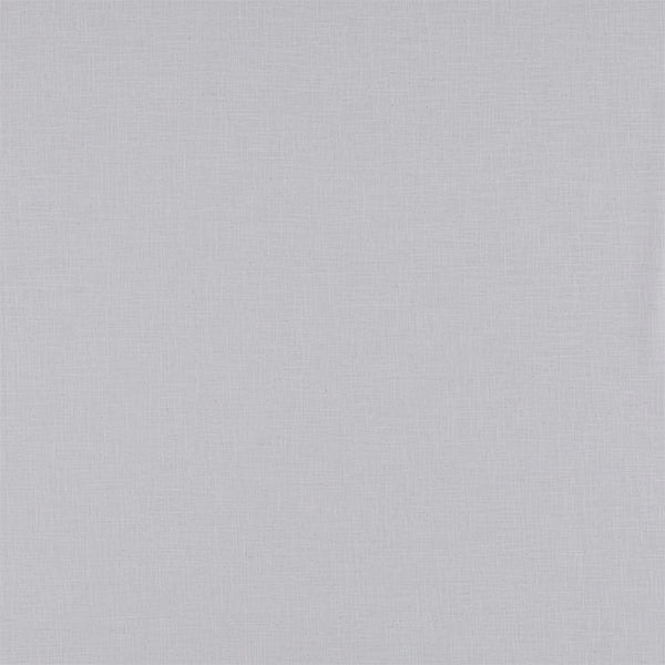 Pale cloud-grey plain woven fabric with a fine linen-look texture