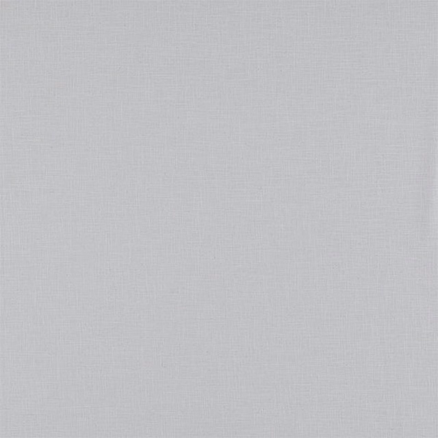 Pale cloud-grey plain woven fabric with a fine linen-look texture