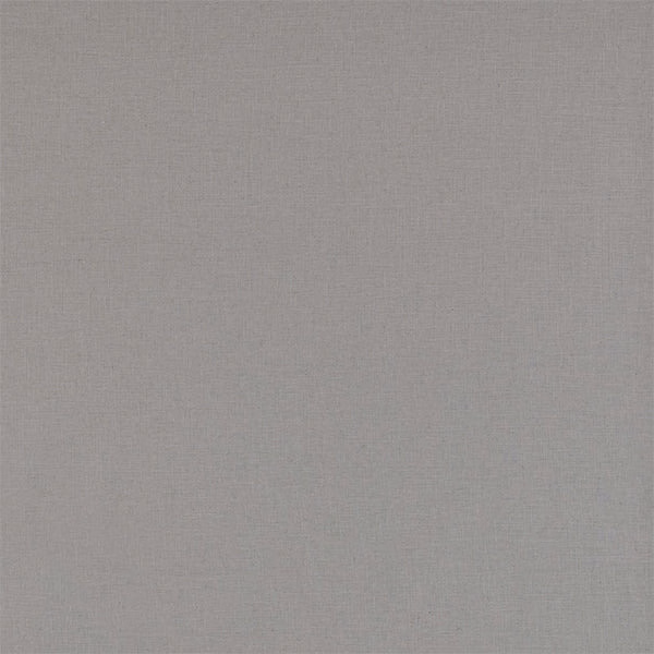 Pale dove grey plain fabric swatch with fine natural texture