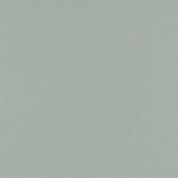 Pale duck egg blue plain fabric with a fine, dry woven texture
