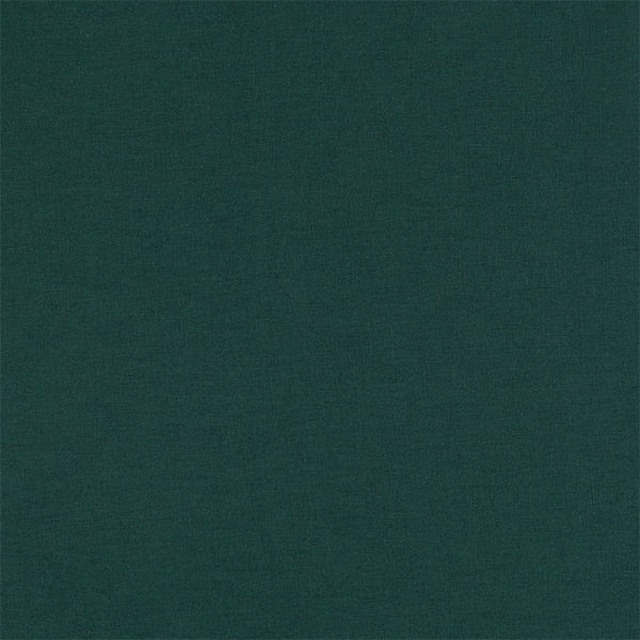 Plain deep forest green fabric with a soft matte woven texture