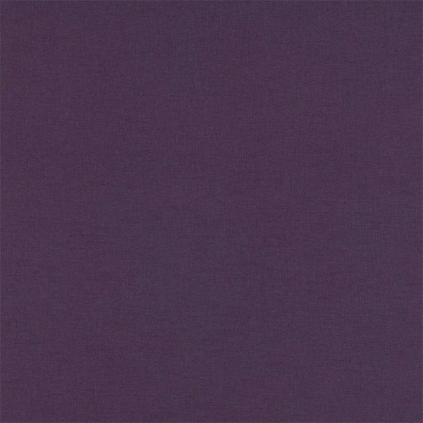 Solid deep plum-purple fabric swatch with a fine plain weave