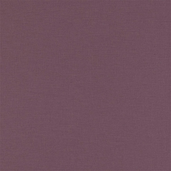 Soft heather purple plain woven fabric with fine natural texture