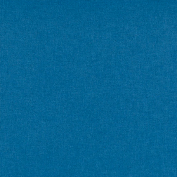 Plain deep teal-blue fabric with a fine woven texture
